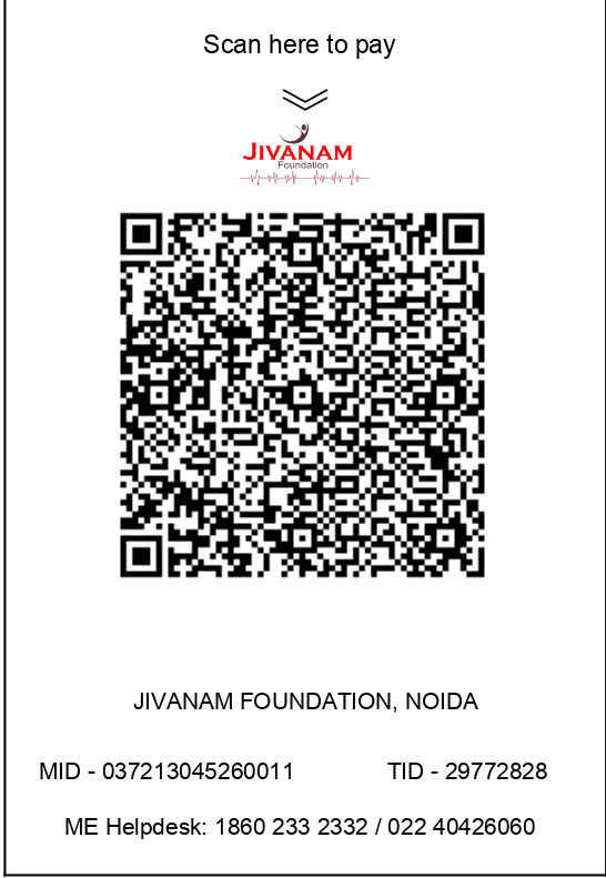 Donation QR code — Jivanam Foundation, Noida